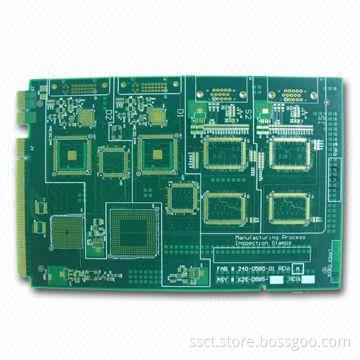 Multilayer PCB with ENIG Suraface Finished, Thick Gold Plating Surfaca Finish